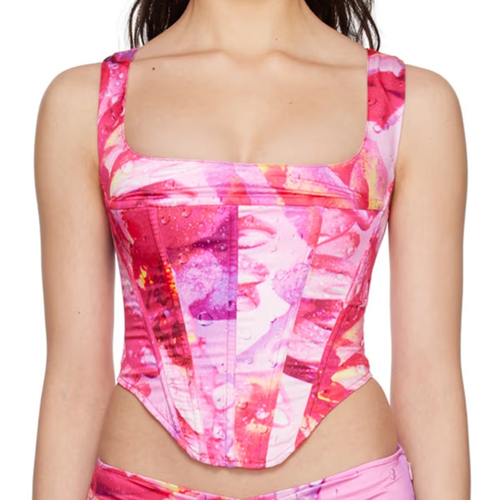 MIAOU Pink Campbell Corset